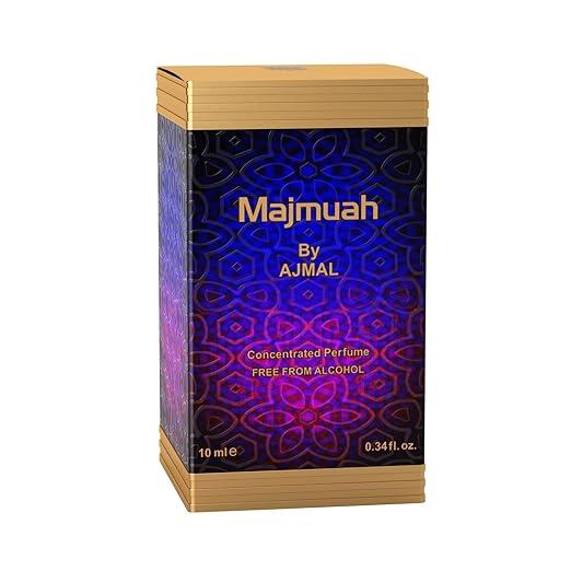 Ajmal Majmua Concentrated Oriental Perfume For Unisex 10ml 0.3 Fl.oz. | Long Lasting & Free From Alcohol