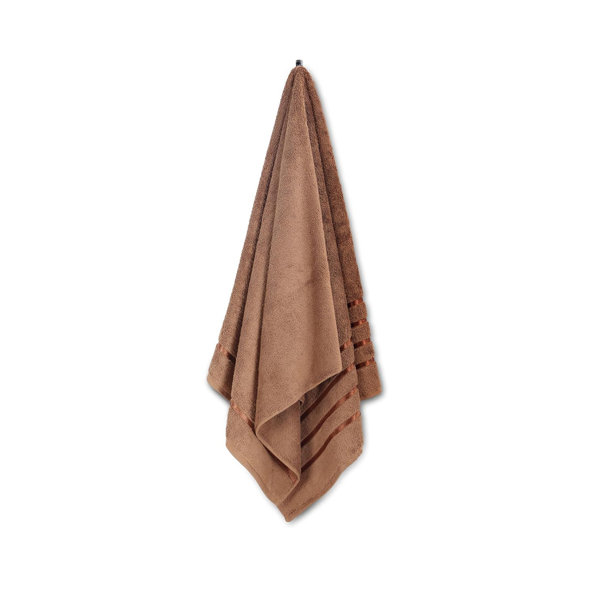 Spread Spain 100% Cotton Bath Towels 600 Gsm | Roman Bath Towel Large Size Soft, Fluffy & Absorbent - Tabacco