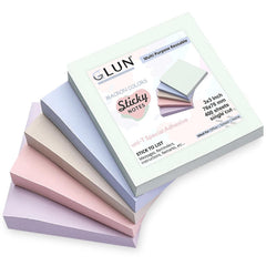 Macaron Sticky Notes 400 Sheets Strong Adhesive, Self-Stick | Ideal For Notes, Organization