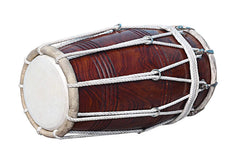 Special Half Rassi Sheesham Wood Dholak Drum With Padded Bag | Perfectly Symmetric Round Dholak - Dholak For Festival, Wedding, Satsang | Very Easy To Tune