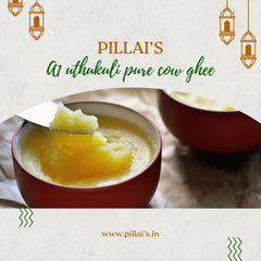Organic Natural A1 Uthukuli Pure Cow Ghee By RR Pillai'S | Rich In Vitamin A, D, E & K Healthy Desi Ghee Perfect For Pulao, Rotis | (200ml) 6.7 Ounce | Jar Pack