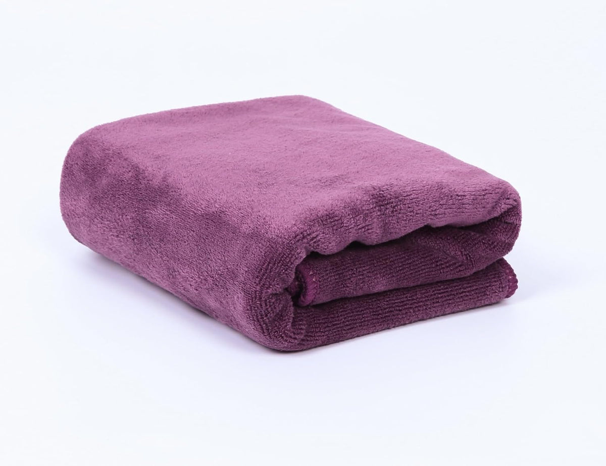 Housse Premium Microfiber Bath Towel 550 Gsm | Extra Large Quick Dry Towels For Women & Men | Super Soft Plush | Ultra Absorbent For Home Swimming Sports & Travel (Wine)
