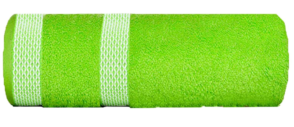 Casa Copenhagen Egyptian Cotton Waffle Large Size Bath Towel 500 Gsm (Lime Green)