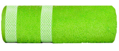 Casa Copenhagen Egyptian Cotton Waffle Large Size Bath Towel 500 Gsm (Lime Green)