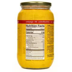 100% Pure A2 Bilona Gir Cow Ghee By Shreeradhey | Good Source Of Protein Fiber Healthy Desi Ghee Perfect For Glowing Skin | (1 Litr) 33.8 Ounce | Jar Pack
