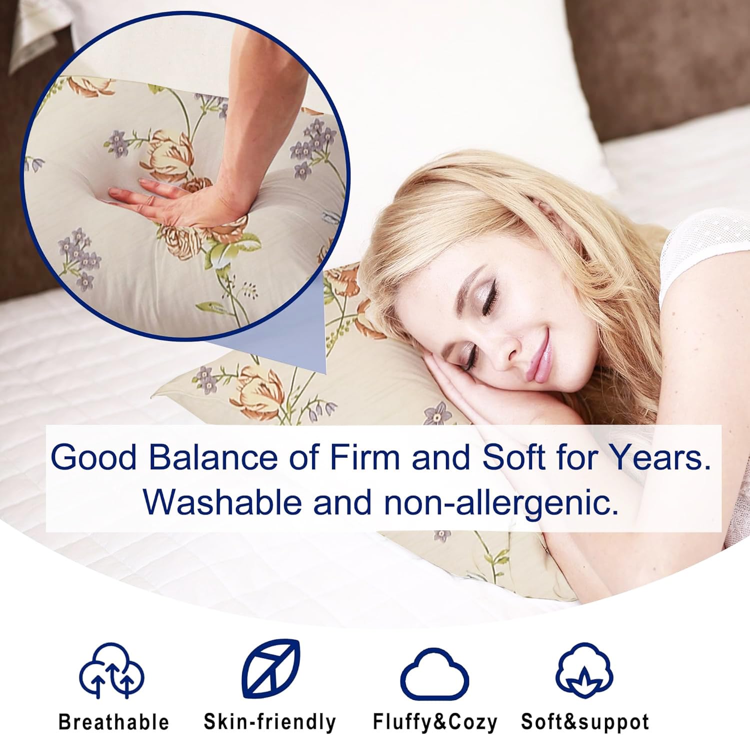 Microfiber Square Pillow Cushion For Sofa & Bed, Brown Rose - 24 X 24 Inch | Soft, For Comfort & Back Support | Breathable, Premium Cotton Cushion Cover With Zip, Hypoallergenic - Set Of 2
