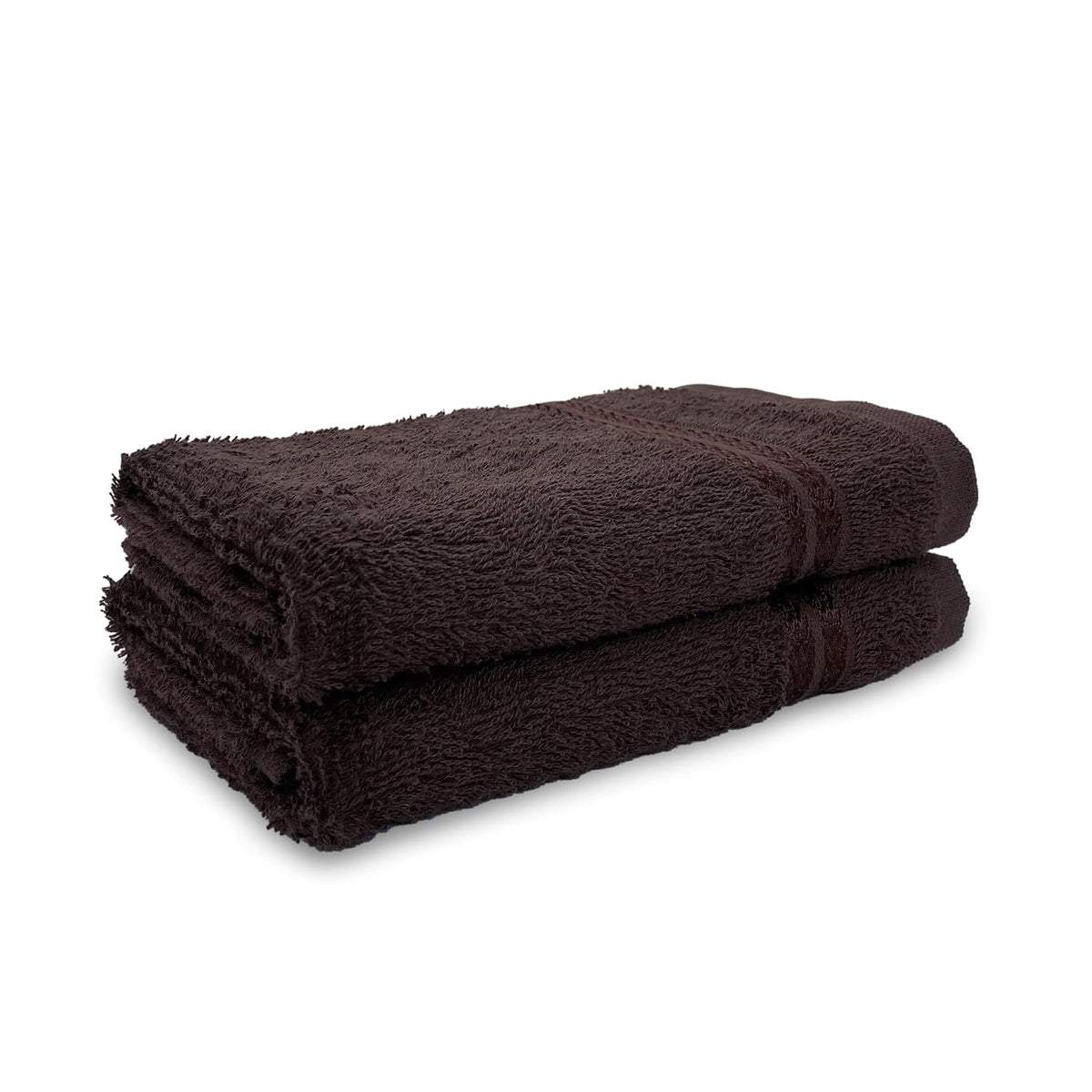 Welspun 100% Cotton Hand Towel 450 Gsm | Anti Bacterial Bright Colours High Absorbency -Brown Basket (Pack Of 2)