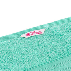 Casa Copenhagen Egyptian Cotton Exotic Hand Towel 400 Gsm (Zt Aque Blue)- 2 Pcs