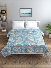 King Size Comforter With 1 King Size Flat Bedsheet & 2 Pillow Cover - (90x100 Inch) Multicolor | Perfect Gifts Set Wedding, Anniversary - 4 Pcs Bedding Set