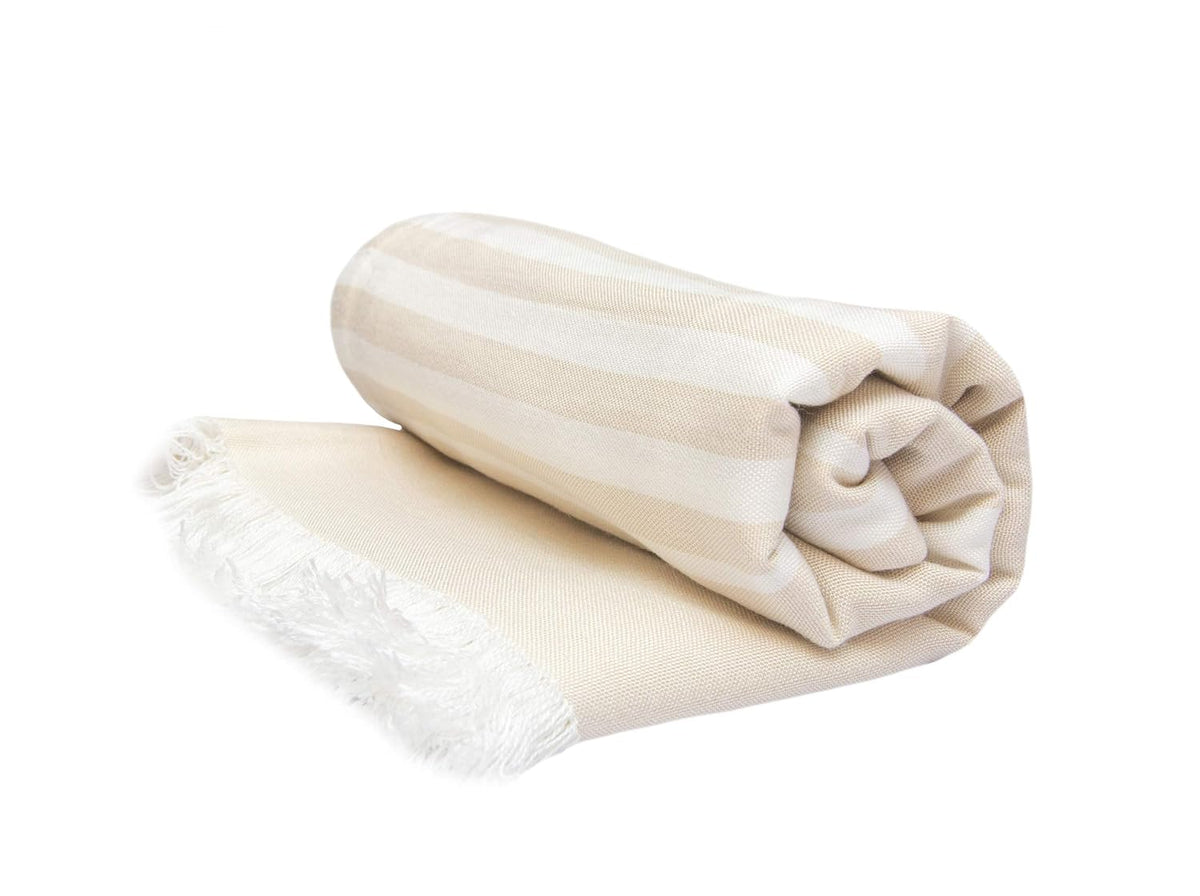 Mush Rayon Derived From Bamboo Large Bath Towel 280 Gsm | Ultra Soft, Absorbent, Light Weight, & Quick Dry Towel For Bath, Travel, Gym, Beach, Pool & Yoga (Beige), 250 Tc