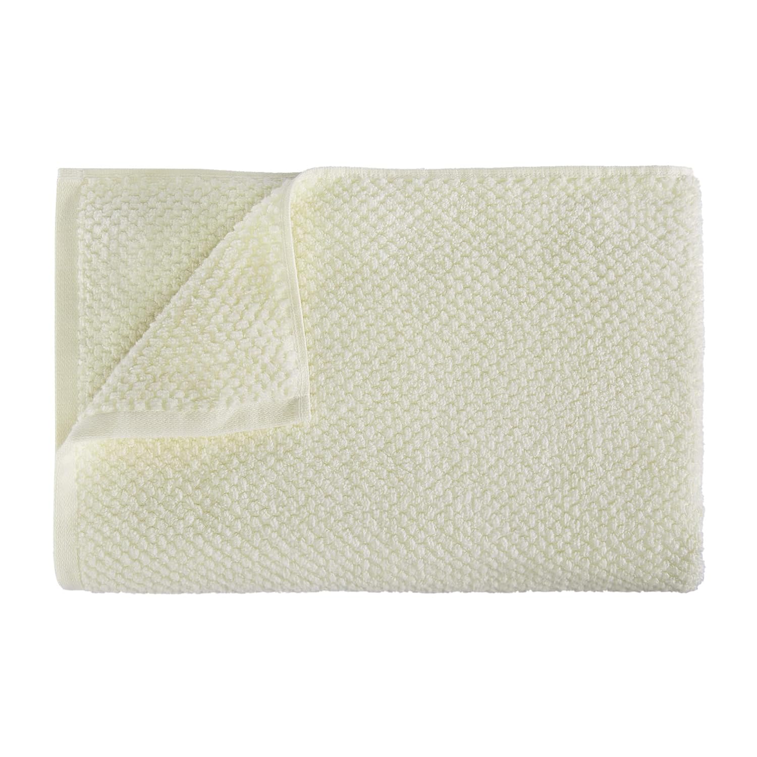 Spaces 100% Cotton Bath Towel 500 Gsm | Quick Dry Nano Spun Special Texture Bath Towels (Beige)