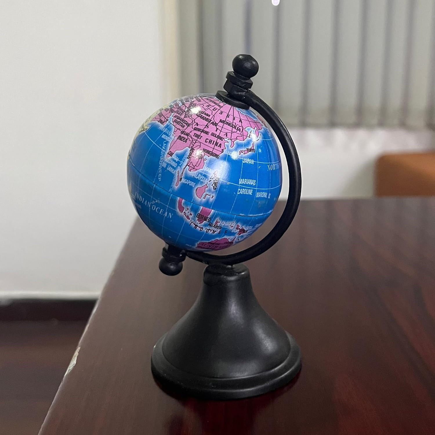Globe 2 Inch For Students & Kids, Home Decor & Gifting Purpose, Office Table, Explore Geography In Small Globe, Pack Of 1