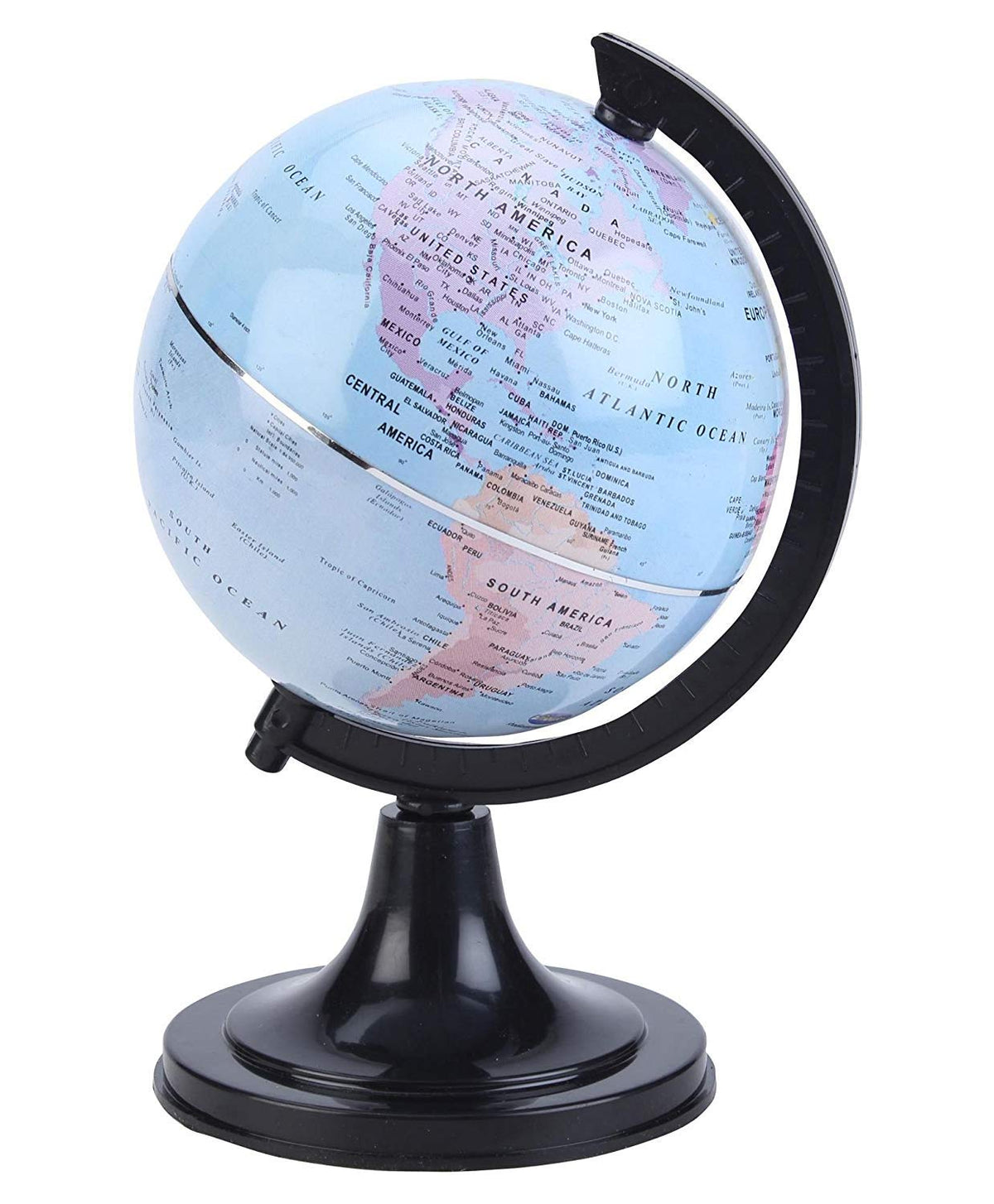 Medium Size Educational & Decorative Globe (17cm) Scratch Proof Surface, For Kids, Students Learning & Gifting, Pack Of 1