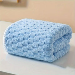 Linear Microfiber Hand Towels Small Size 300 Gsm | Face Towel For Men & Women Ultra Soft Absorbent, Quick Dry Towels Pack Of 2 (Blue)