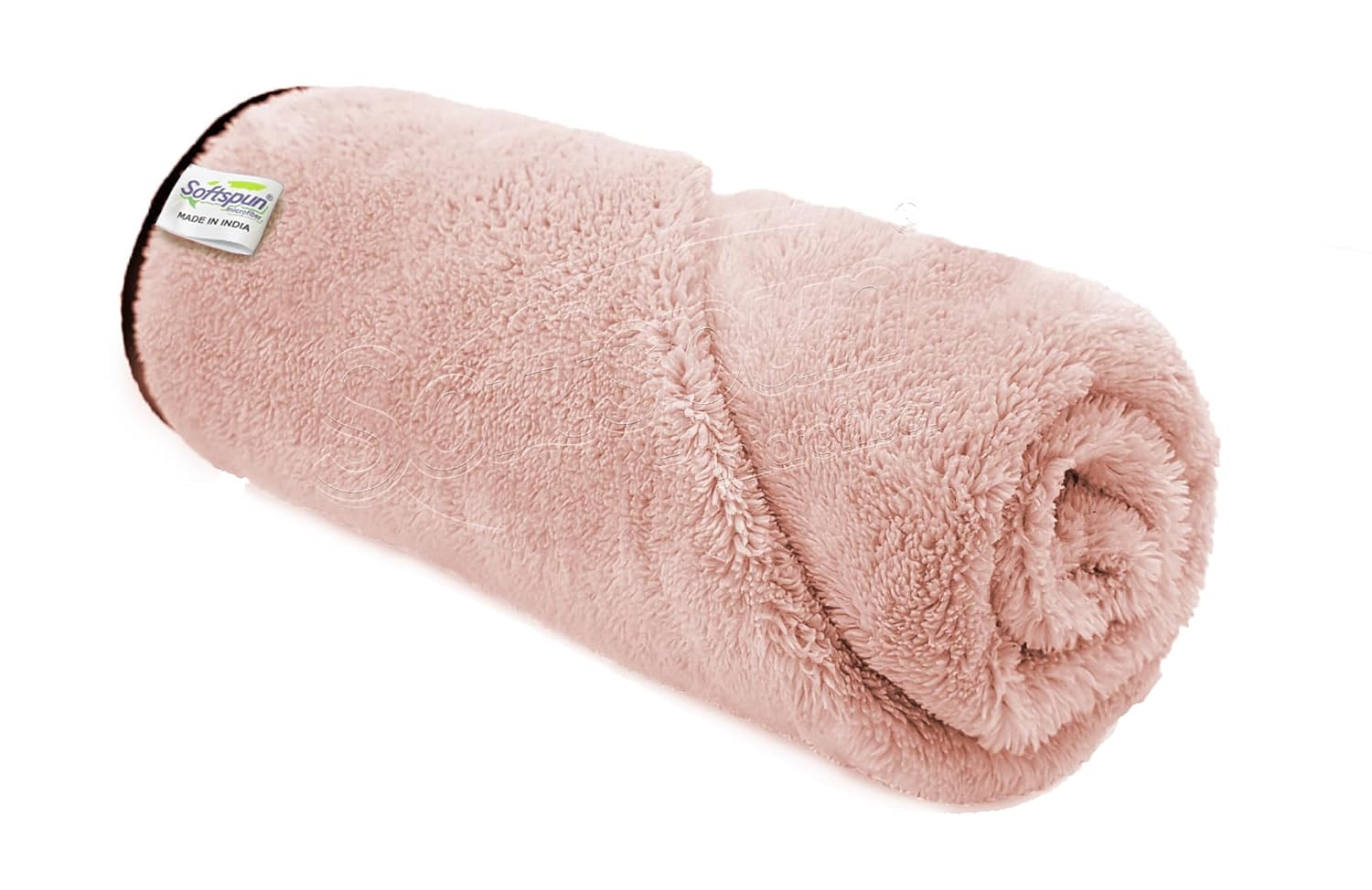 Softspun Microfiber Bath Towel 500 Gsm | Super Soft & Comfortable, Quick Drying, Ultra Absorbent In Large Size (Light Pink)