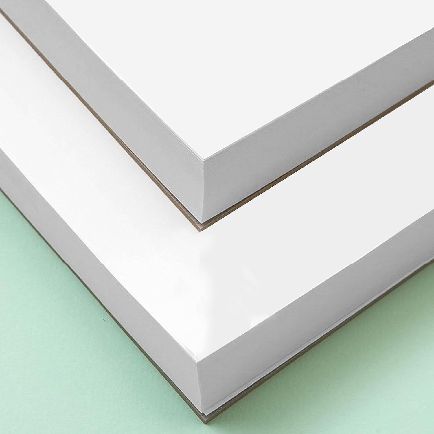 A4 Size, Jumbo Pre-Punched Blank Plain Writing Pad, Unruled For Sketching (White) Pack Of 2