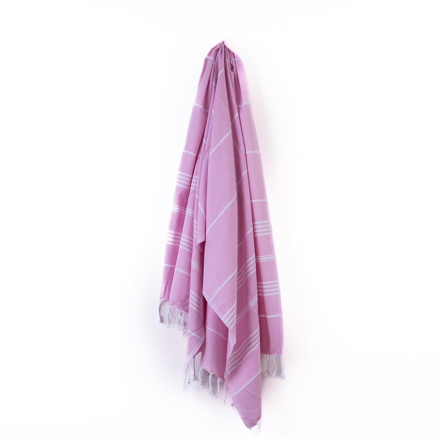 Haber Premium Basic Large Size 100% Cotton Towel 300 Gsm | Soft, Absorbent & Comfortable Quick Dry Bath Towels - Pink Paradise (1 Pcs)