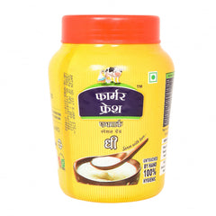Pure Agmark Cow Ghee By Farmer Fresh | Highly Nutritious & Healthy Cow Desi Ghee Good For Frying | (1 Litr) 33.8 Ounce | Jar Pack