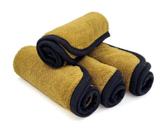 Softspun Microfiber Super Soft Hand & Face Wipes 300 Gsm Towel Set - 4 Piece (Olive Green)