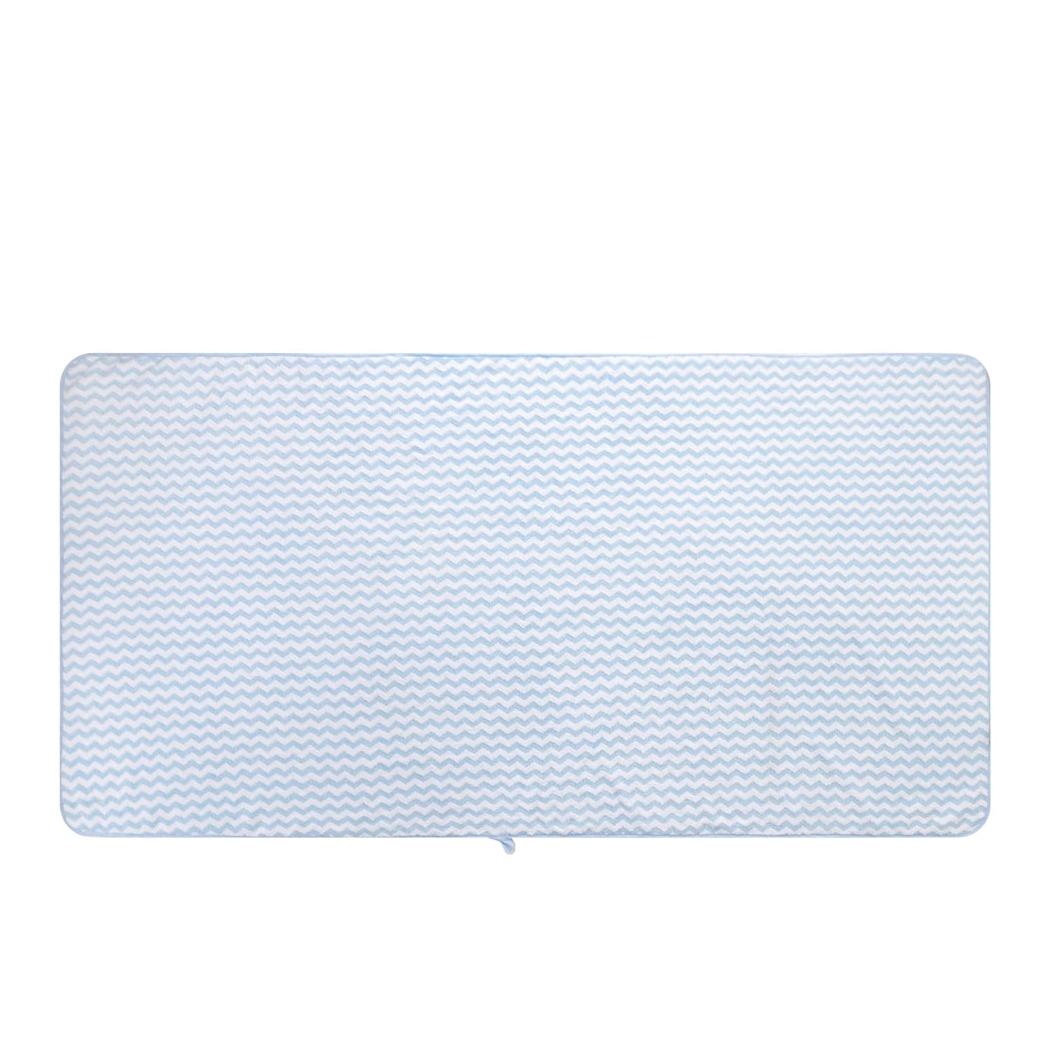 Kuber Industries Bath Towel 300 Gsm | Towel For Bath, Gym, Travel & Beach | Plain Lining (Blue)