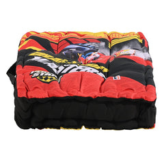Cotton Chair Cushions Pillow For Sitting, For Back Rest, Disney Car - Red & Black | Chair Pad For Office Work & Posture Support | Furniture Cushion, Lightweight & Portable, Long Lasting