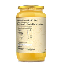 Pure A2 Desi Pure Handmade Cow Ghee By Curdlay | High In Protein Fiber Healthy Nutrients Desi Ghee Good For Cooking | (500ml) 16.9 Ounce | Jar Pack