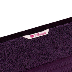Casa Copenhagen Egyptian Cotton Zero Twist Large Bath Towel 500 Gsm (Dark Purple)