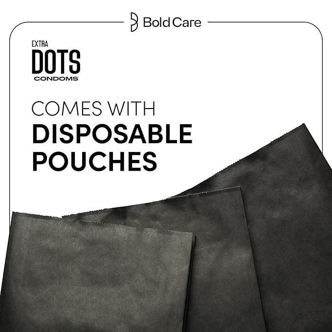 Bold Care 404 Extra Dots Condoms For Men - Elevate Pleasure With Every Touch - 30 (Pack Of 3)