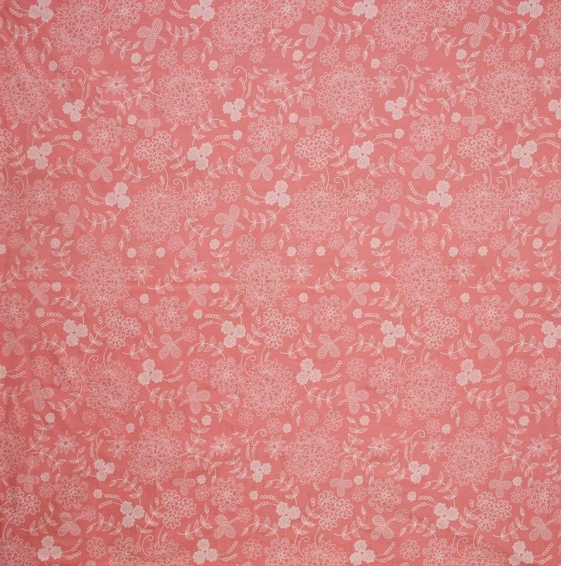 Printed Double Bedsheet King Size Set With 2 Pillow Covers - 90 X 100 Inches, Light Pink | Lightweight & Breathable, For Bedroom & Gifting Double Bedsheet