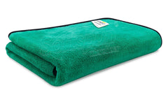Softspun Microfiber Bath Towel 221 Gsm | Ultra Absorbent Super Soft & Lightweight Quick Drying For Men & Women Daily Use Large Size Towel (Parrot Green)