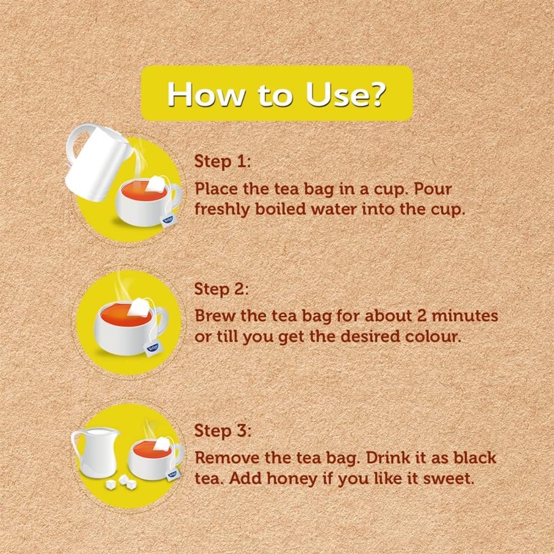 Tetley Lemon Twist Flavoured Refreshing Tea - 50 Tea Bags | Environment Friendly Tea Bags - Plastic Free, Biodegradable, Staple Free