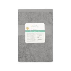 Trident 100% Cotton Large Size Bath Towel Soft & Absorbent 450 Gsm | Urban Comfort (Charcoal)