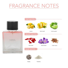 Ajmal Gift Set Of Neea Eau De Parfum 100ml 3.4 Fl.oz. & Sacred Love Deodrants 200ml 6.7 Fl.oz. For Women