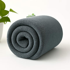 Freshshine Hand Towel 200 Gsm | Super Soft Quick Dry Microfiber Face Towel Napkins For Wash Basin Gym Sports Travel - Green (Set Of 1)