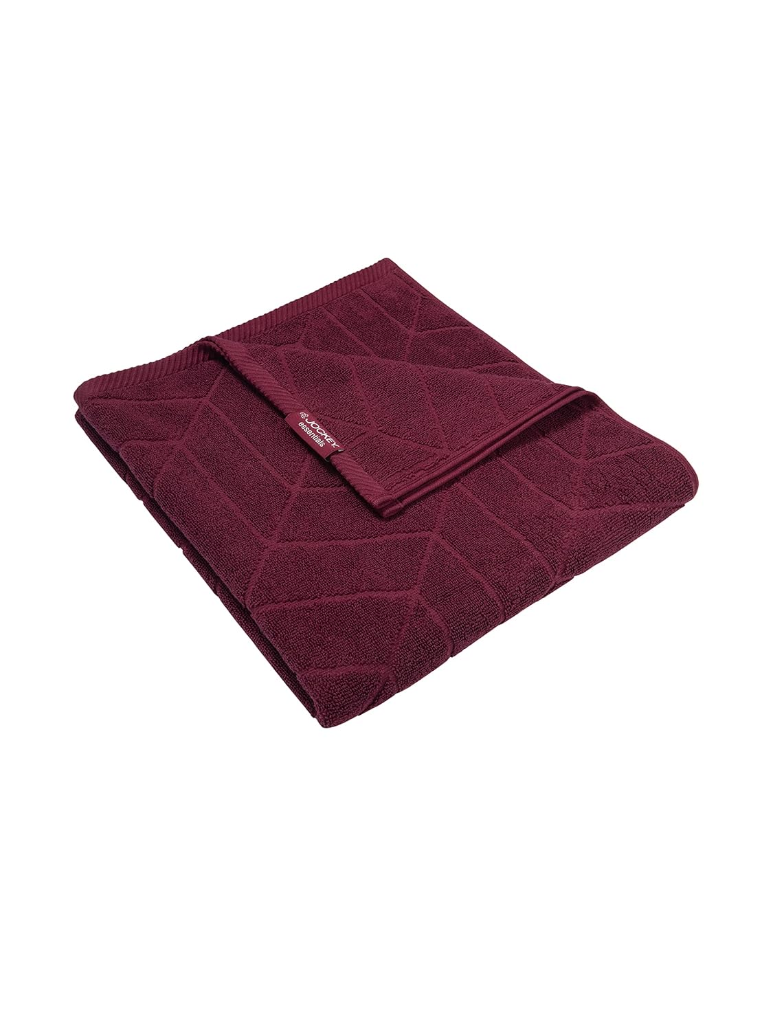 Jockey Cotton Bath Towel 550 Gsm T102 (Burgundy)
