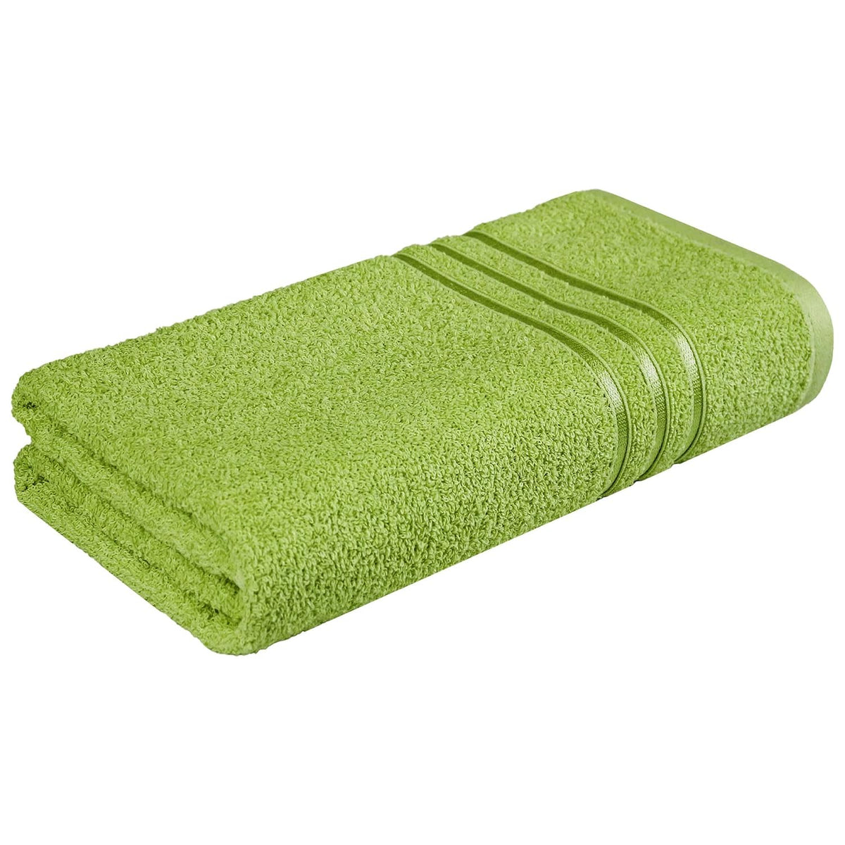 Mytrident 100% Cotton Bath Towel 400 Gsm | Comfort Living Quick Drying Travel Friendly | For Men & Women Large Size (Lime Green)