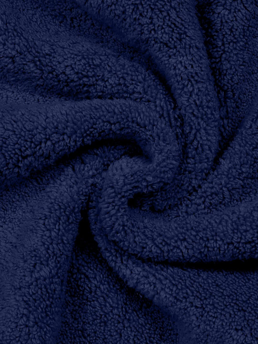 Bombay Dyeing Super Ultrx Zero Twist Plain Dyed Cotton Bath Towel 650 Gsm (Navy)