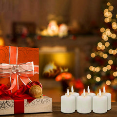 PILLAR CANDLE | PARAFFIN WAX CANDLE PACK OF 6 | BURNING TIME 30 HOURS