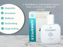 JD International Star Boy White Apparel Unisex Perfume With Long Lasting Fragrance - 60ml, 2.04 Fl.Oz. | Perfume For Men & Women