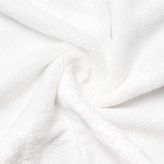 Space Fly Cotton Face Towels 1800 Gsm | Soft & Absorbent Face Napkins For Daily Use | Multipurpose Small Towel | Set Of 12 (White)