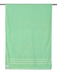 Kuber Industries Premium Bath Towel 1000 Gsm | Super Soft, Fluffy & Absorbent Cotton Bath Towel Perfect For Daily Use (Green) - Pack Of 2