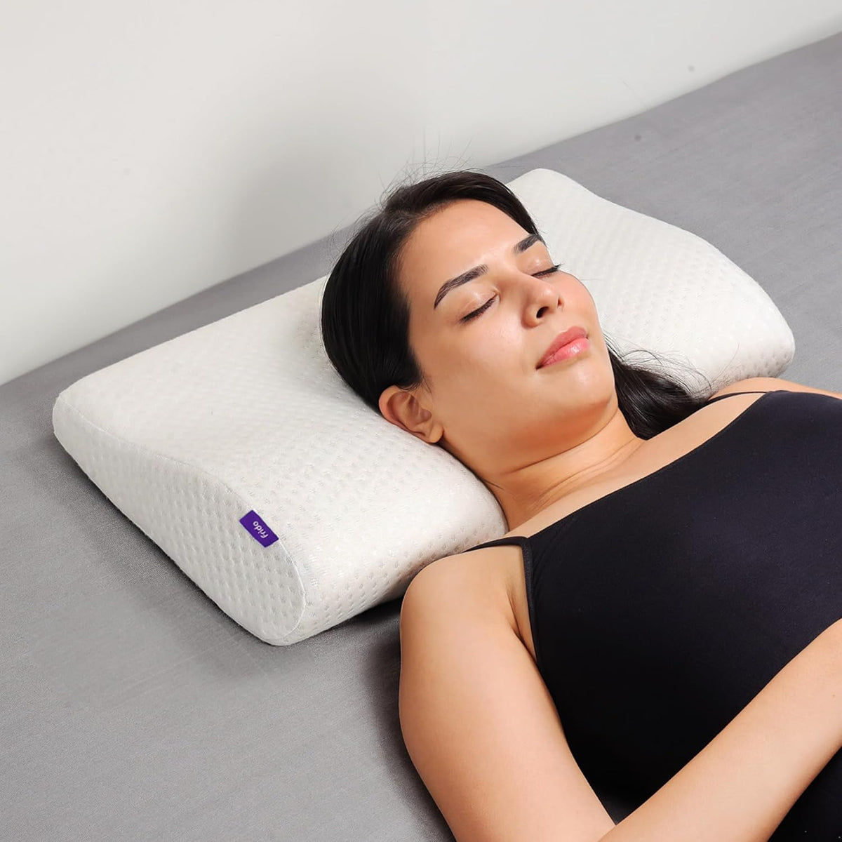 Ultimate Contour Cervical Neck Pillow, For Pain Relief Sleep, White Color | Improves Posture, Neck Pain Relief Cushion With Ultra Responsive Memory Foam & Skin Friendly Cover