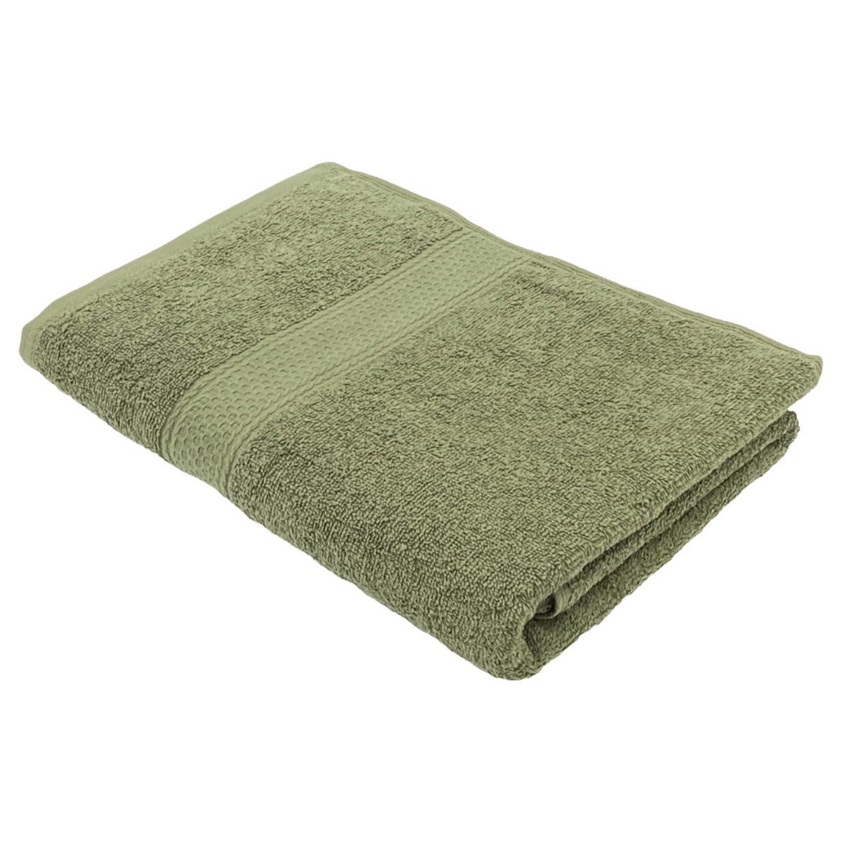 PatPug 100% Indian Ultra Soft Cotton Towel 380 Gsm Highly Absorbent, Fade Resistant Large Bath Towel (Light Green)