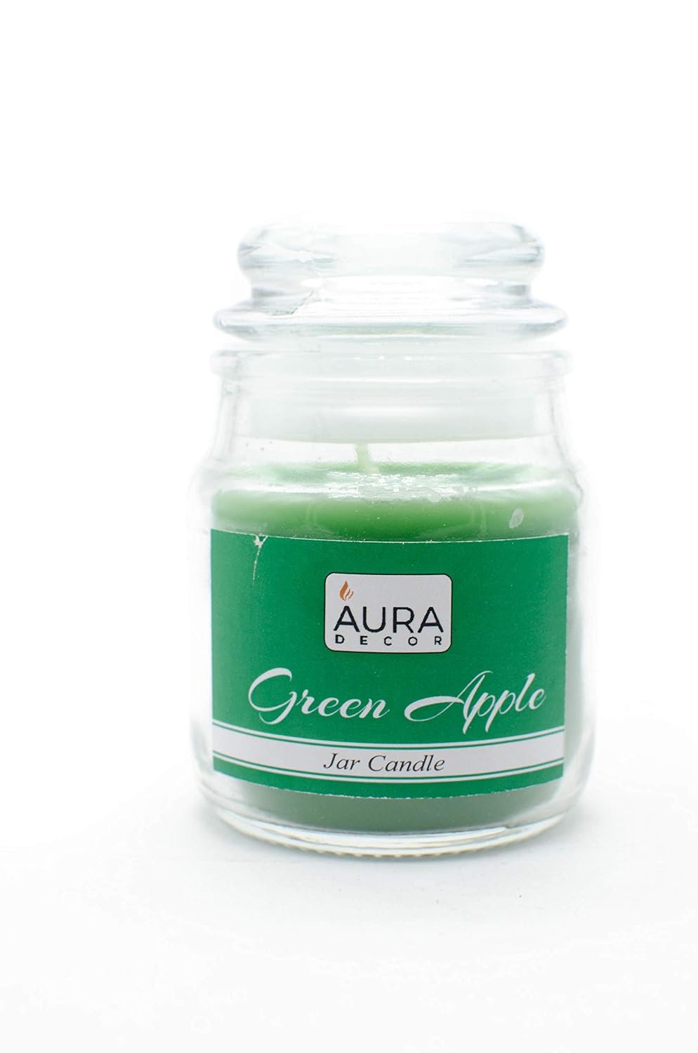 GREEN APPLE FRUITY FRAGRANCE JAR CANDLE |90GM PARAFFIN WAX BURNING TIME 30 HOURS