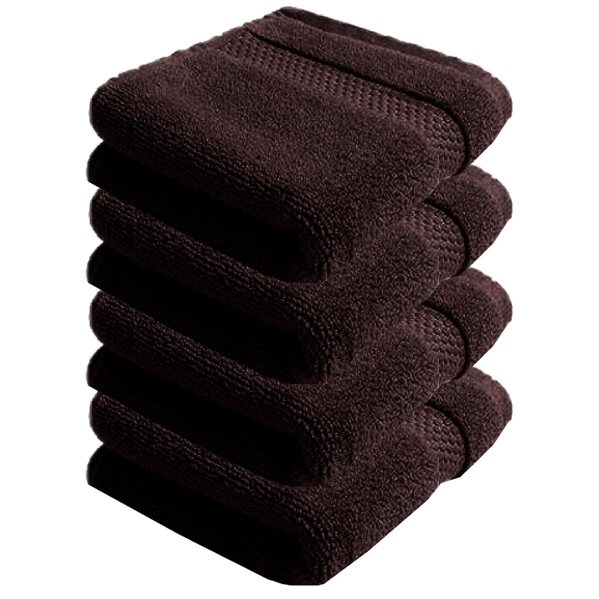 100% Cotton Hand Towels 600 Gsm | Super Soft, Absorbent, Quick Dry Hand Towel For Gym & Workout (Brown, Pack Of 4)