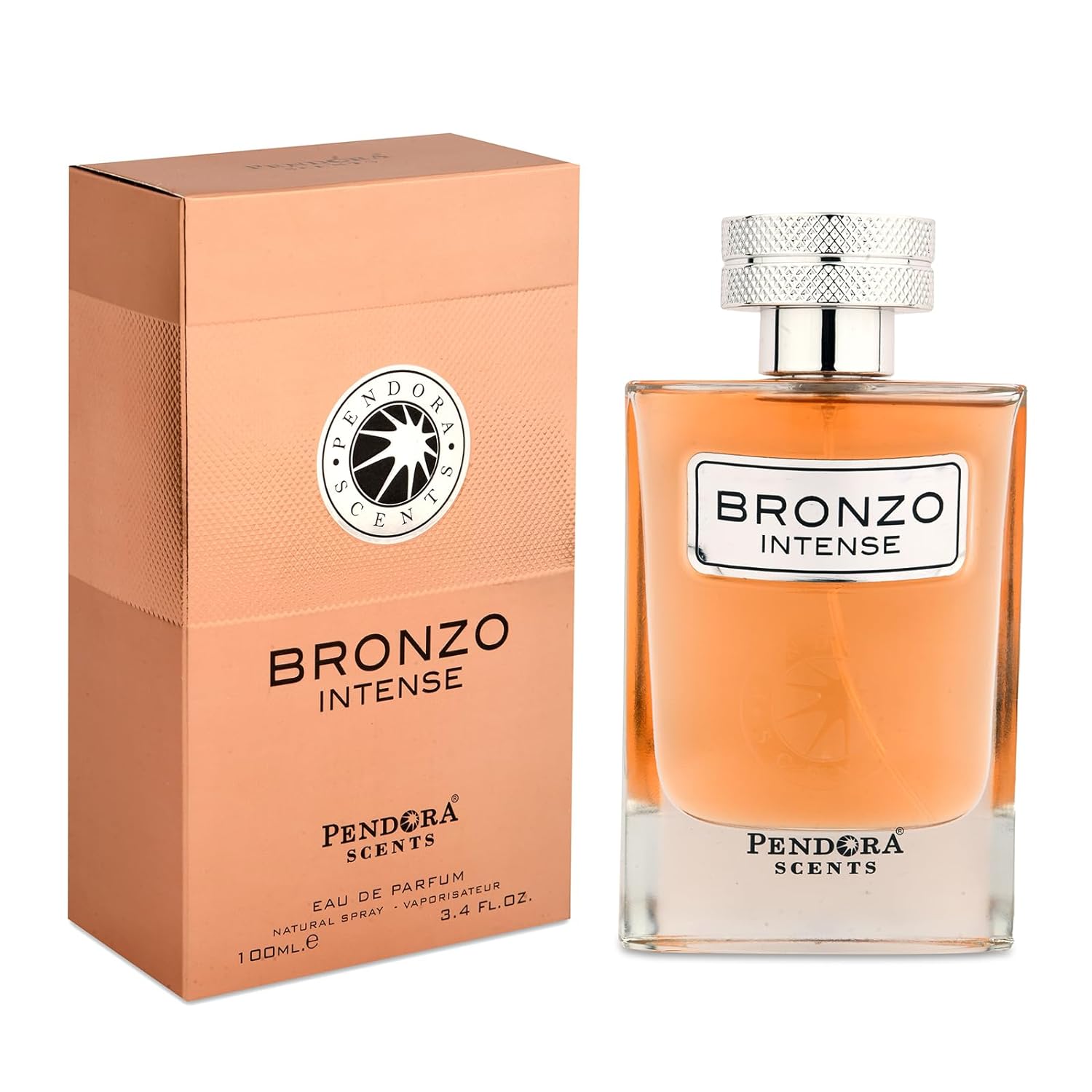 Pendora Scents Bronzo Intense Eau De Parfum 100ml 3.4 Fl.oz. Masculine Fragrance | Luxury Fragrance