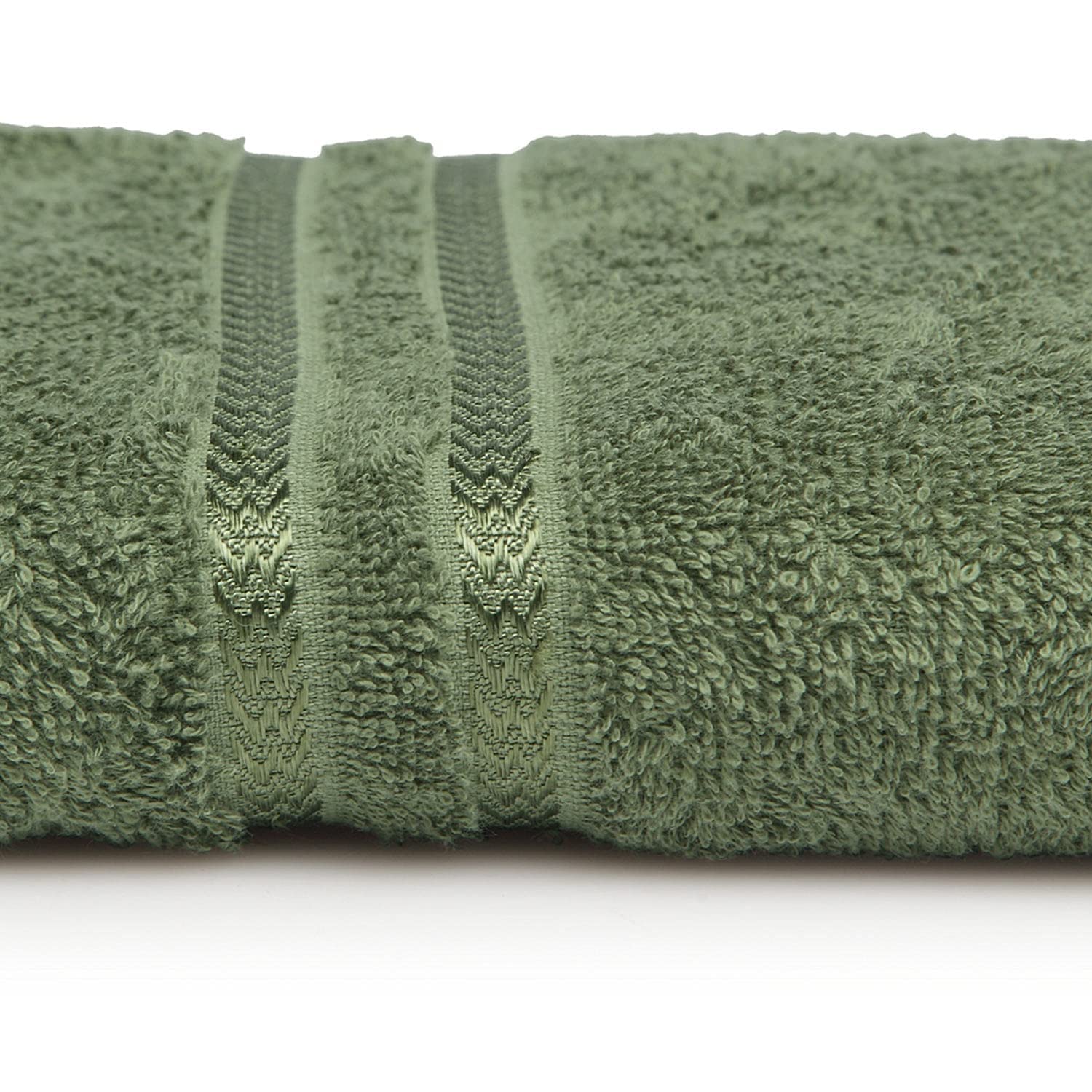 Welhome 100% Cotton Quik Dry Bath Towel 500 Gsm - Green