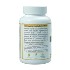 Sushrut Ayurved Industries Garlic Extracts 500mg Dietary Herbal Supplement, Fight Sickness Includes Common Cold, Properties To Reduce Blood Pressure & Glucose | 60 Veg Capsules 100gm 0.2lbs