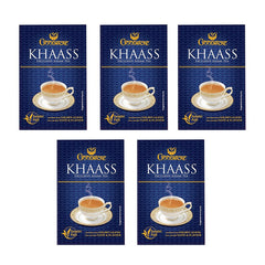Goodricke Khaass Exclusive Assam Tea - Pack Of 5 X 250gm, 8.8 Ounce Each | Richer Taste & Flavored Chai - Blended With Golden Leaves | Sweet Lasting Aftertaste 100% Natural Assam Tea - Low Caffeine