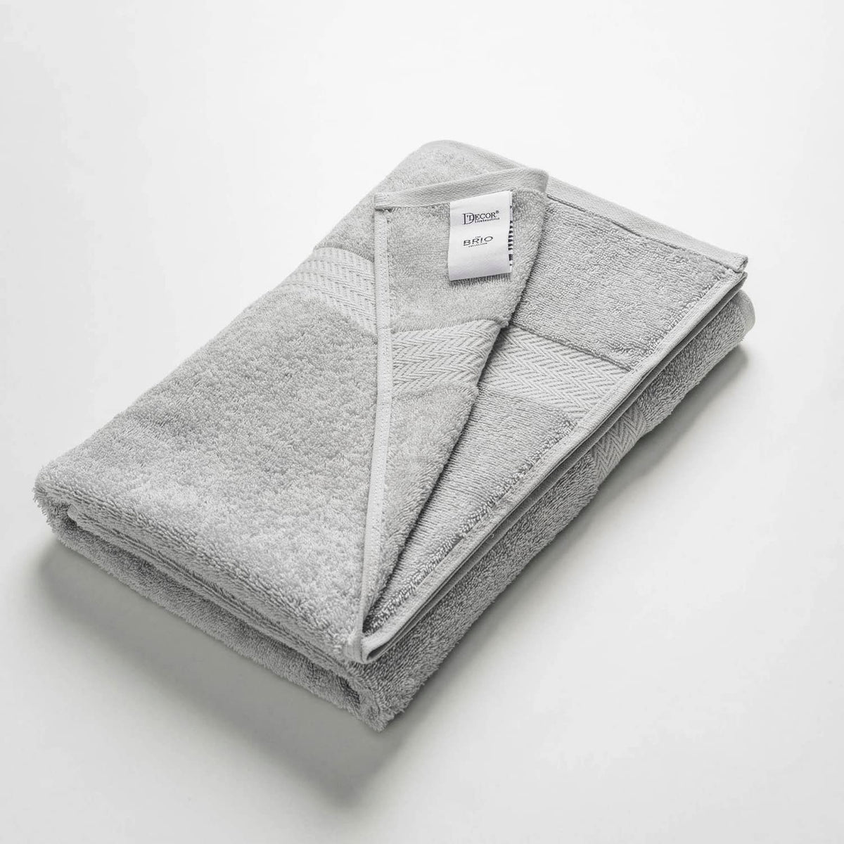 Ddecor Live Beautiful 100% Cotton Bath Towel 500 Gsm | Large Size Bath Towel Soft & Absorbent For Men & Women (Grey)